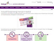 Tablet Screenshot of inclusiefgroep.nl
